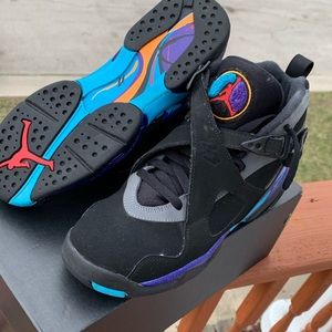 Aqua Jordan 8s